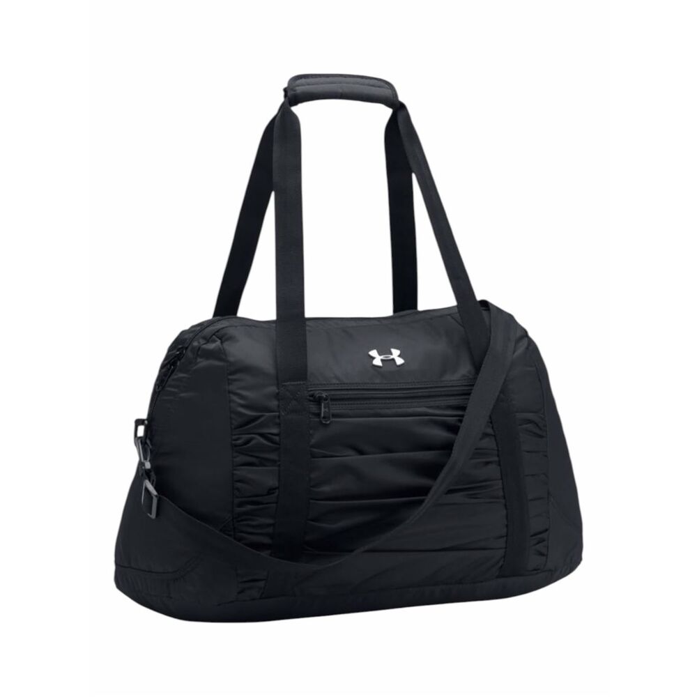 UNDER ARMOUR Women’s The Works Gym Bag 2.0 Black Duffel Yoga Travel Weekender
